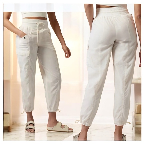 Athleta x Alicia Keys parachute high waist utility jogger pants size 4 - Picture 4 of 5